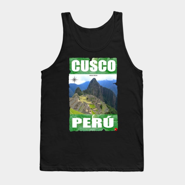 MACHUPICCHU CUSCO PERU Tank Top by Dibujartpe